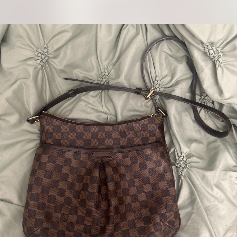 Louis Vuitton Dark Brown Checkered Crossbody Bag